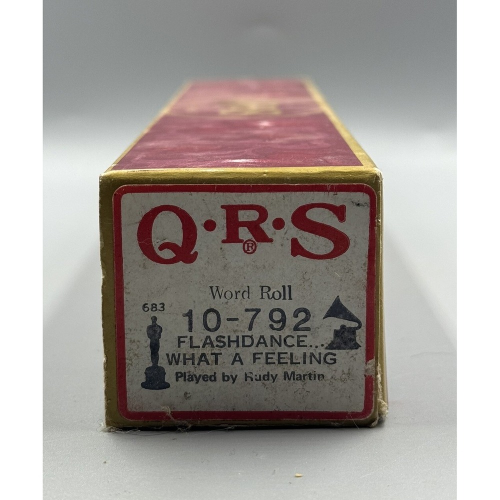 QRS Piano Roll 10–792 Flashdance What A Feeling Movie Academy Award
